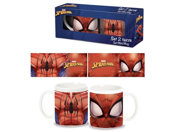 SET 2 TAZZE SPIDERMAN